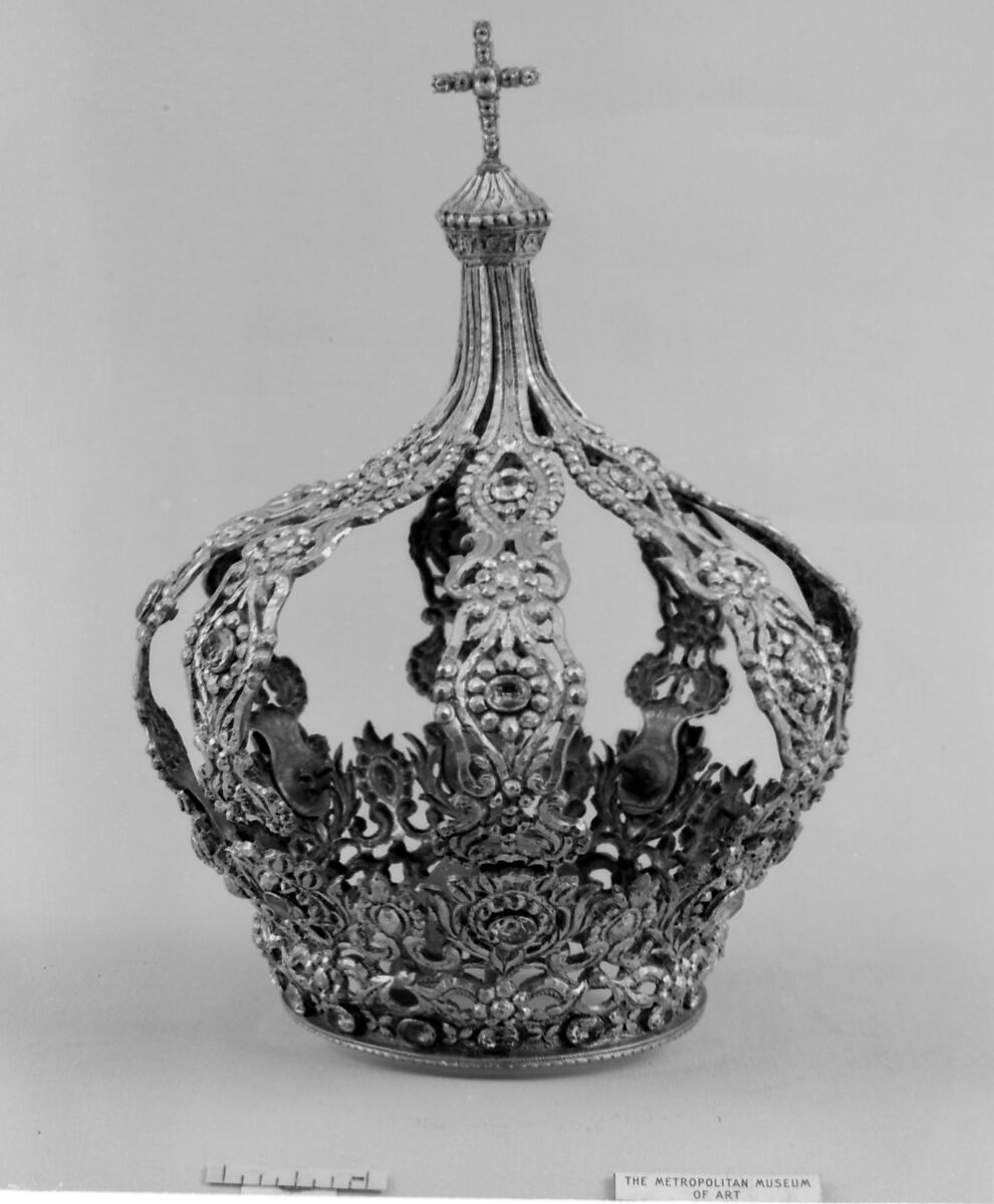 Crown, Silver, jewels, Portuguese 