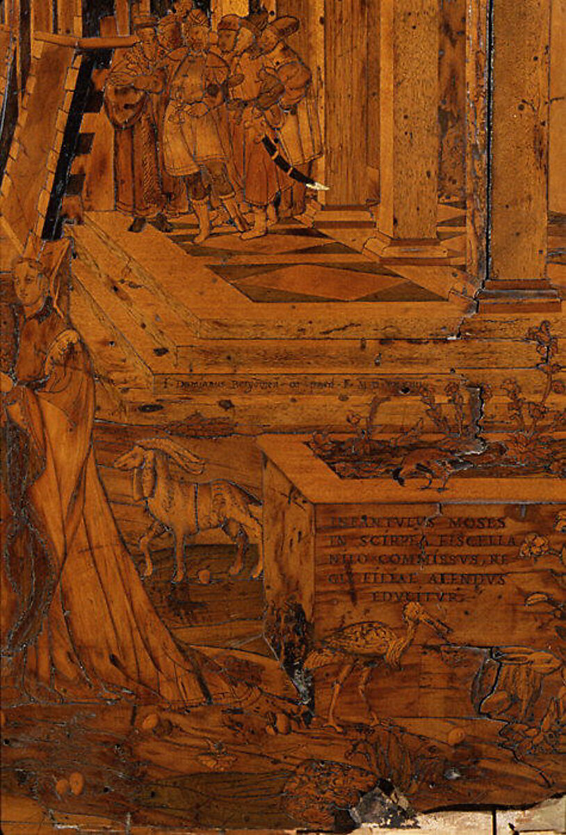 The Finding of Moses, Jacopo [Giacomo] Barozzi da Vignola (Italian, Vignola 1507–1573 Rome), Wood, Italian