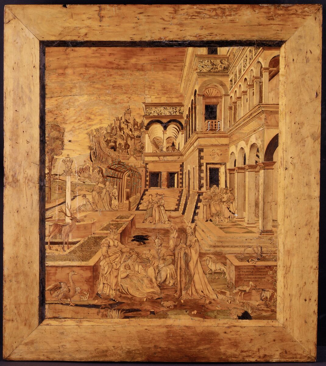 The Finding of Moses, Jacopo [Giacomo] Barozzi da Vignola  Italian, Wood, Italian