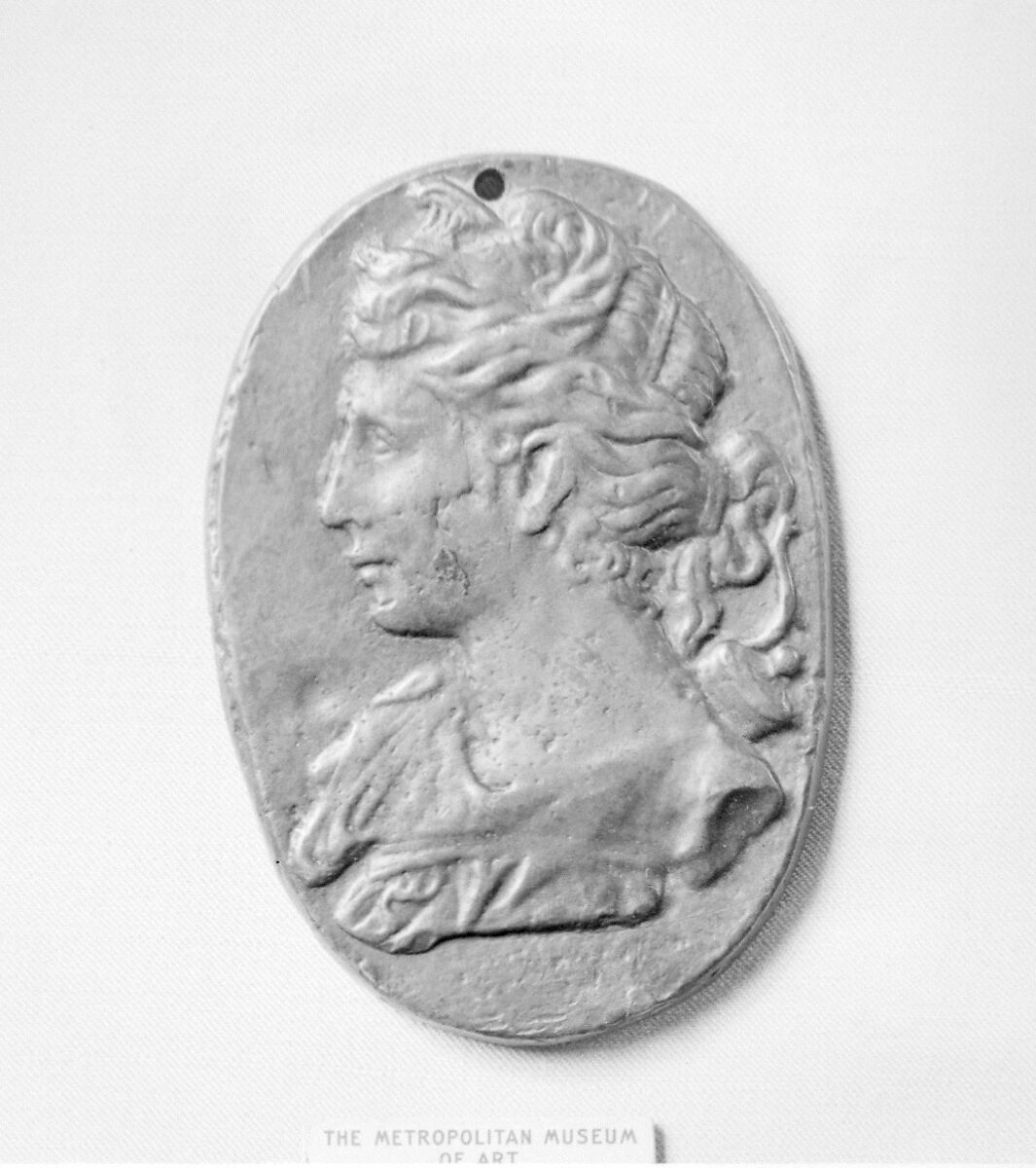 Ancient-style plaquette of Diana, Bronze, Italian 