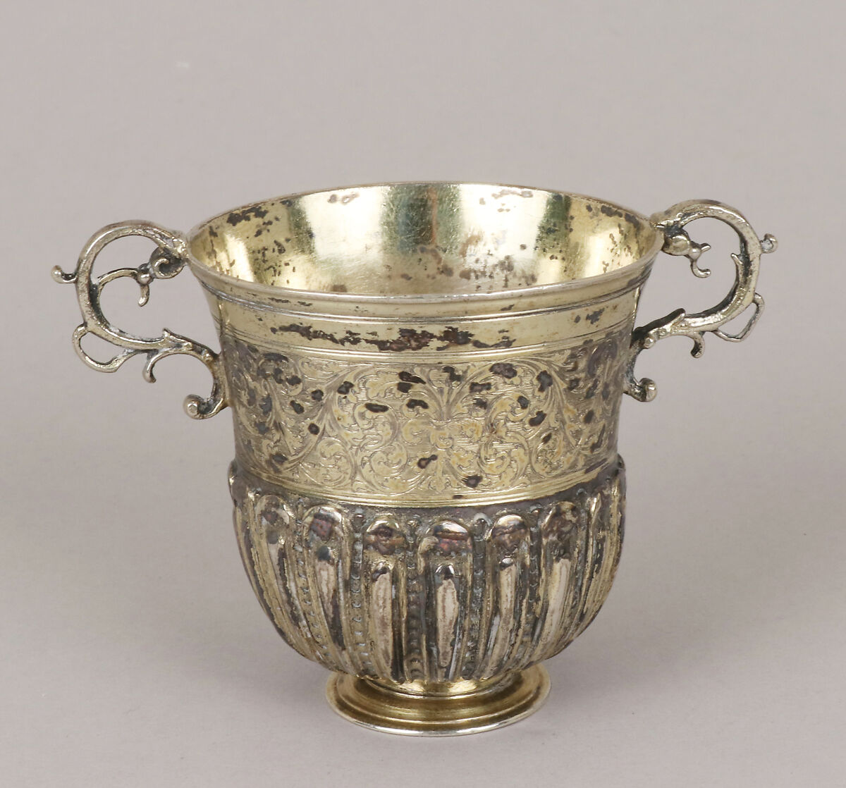 Cup, Elias Adam (German, ca. 1669–1745, master 1703), Silver gilt, German, Augsburg 