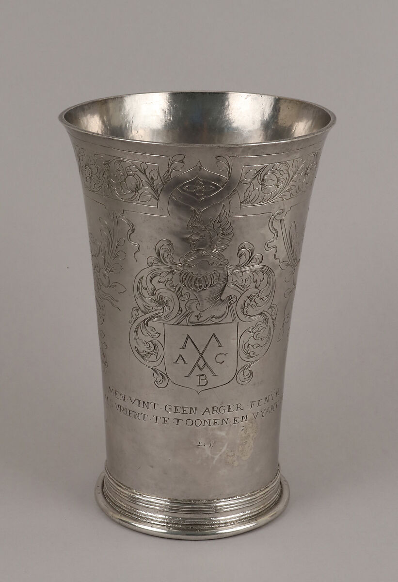 Beaker, Silver, Dutch, Dordrecht
