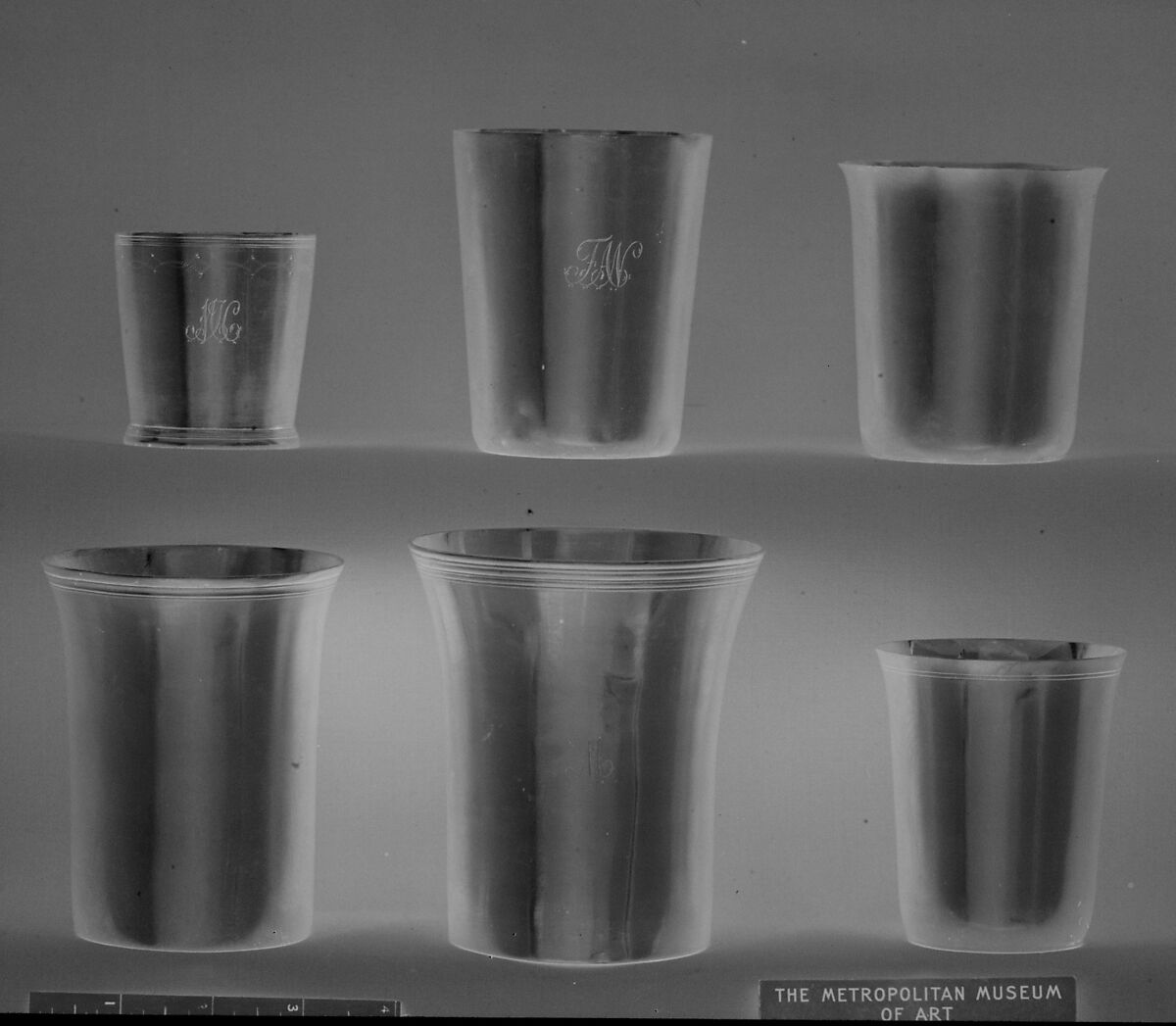 Beaker, J. R., Lisbon, Silver, gold lined, Portuguese, Lisbon