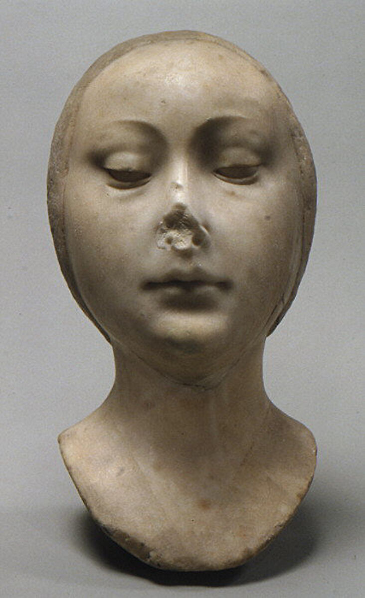 Young Woman, Francesco Laurana (Italian (born Croatia), Zadar (Vrana) ca. 1420–ca. 1502 Marseilles), Marble, probably Southern French 