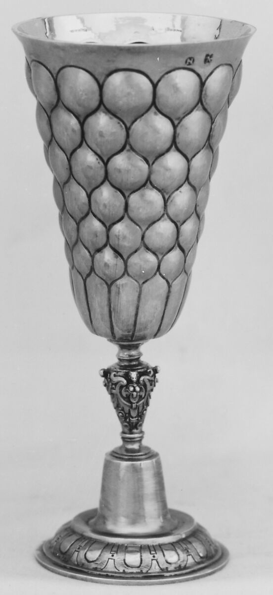Standing cup, Michel Mader (master 1598, died 1632), Silver gilt, German, Nuremberg 