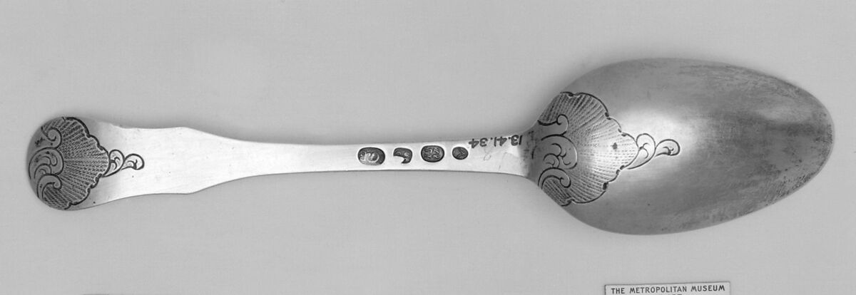 Spoon, Jacob Steen (ca. 1740–1804, working by 1782), Silver, Norwegian, Christiania (Oslo) 