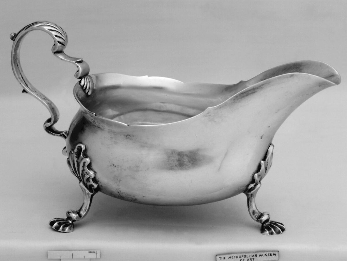 Sauceboat, Alexander Johnston (entered 1747), Silver, British, London 