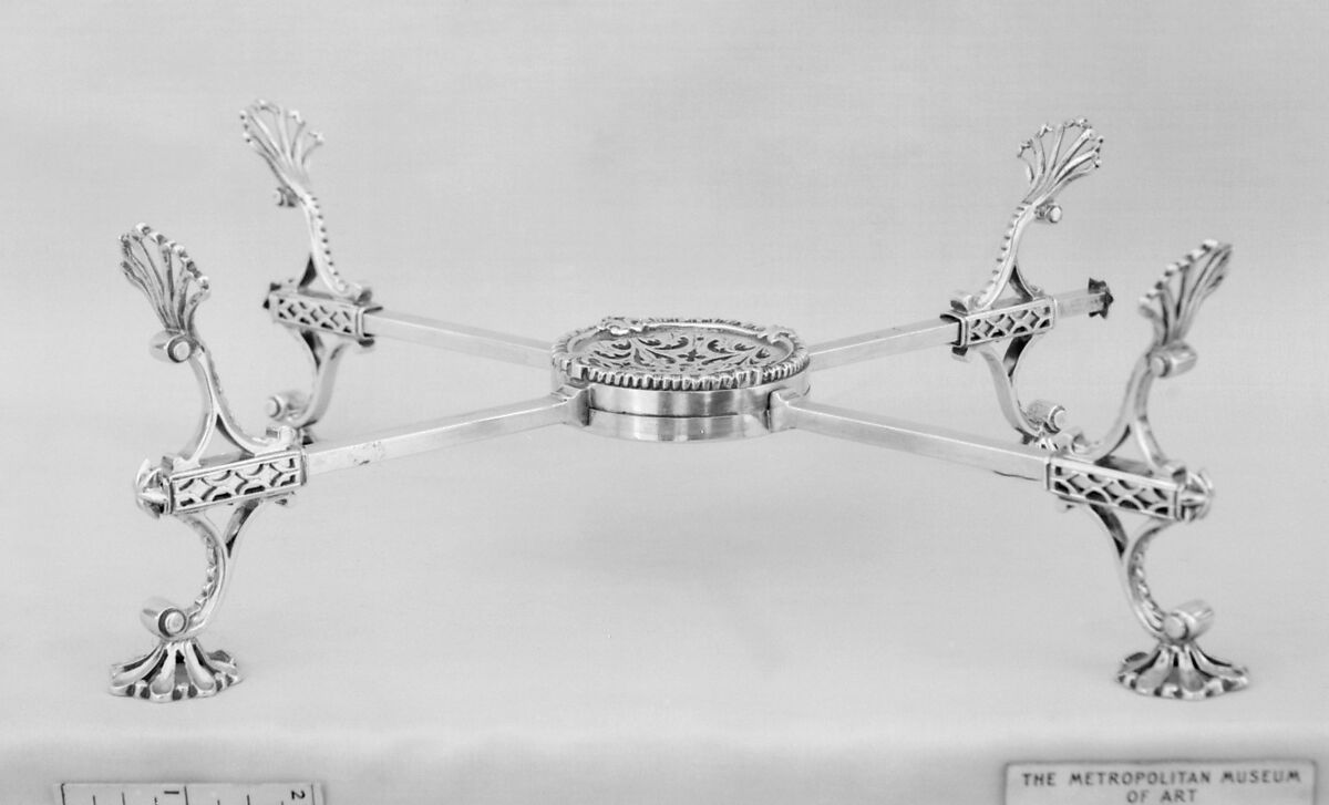 Dish cross, Samuel Herbert (active 1747–73), Silver, British, London 