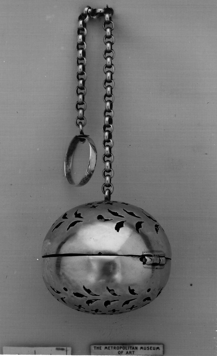 Tea ball, Silver, British, London 