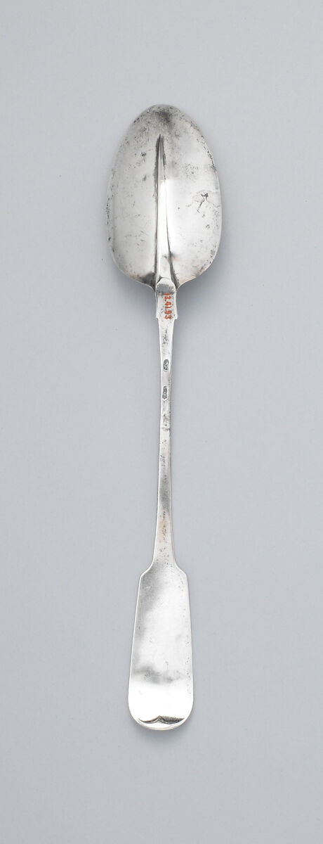 Gravy spoon, Silver, Irish, Dublin