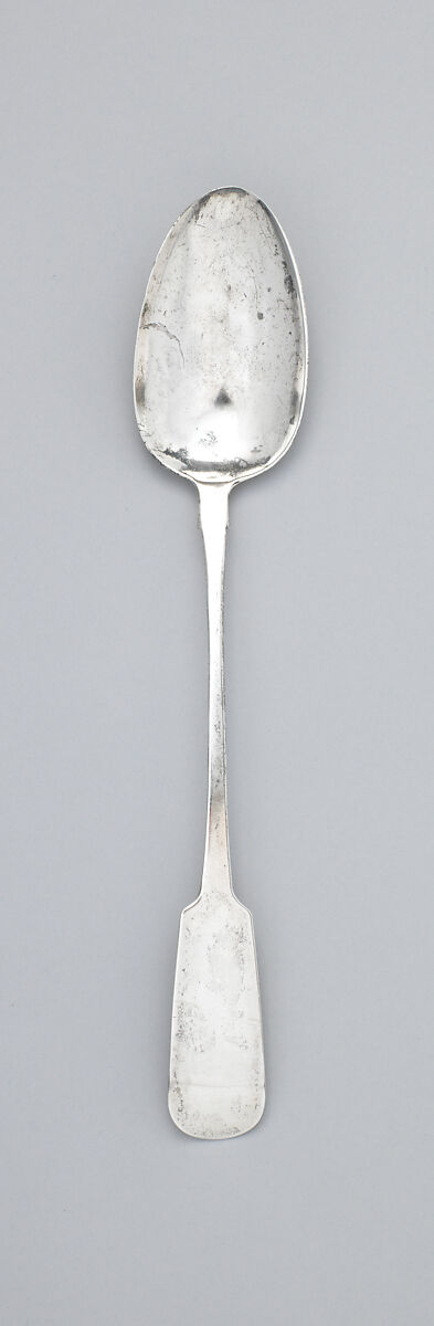 Gravy spoon, Silver, Irish, Dublin