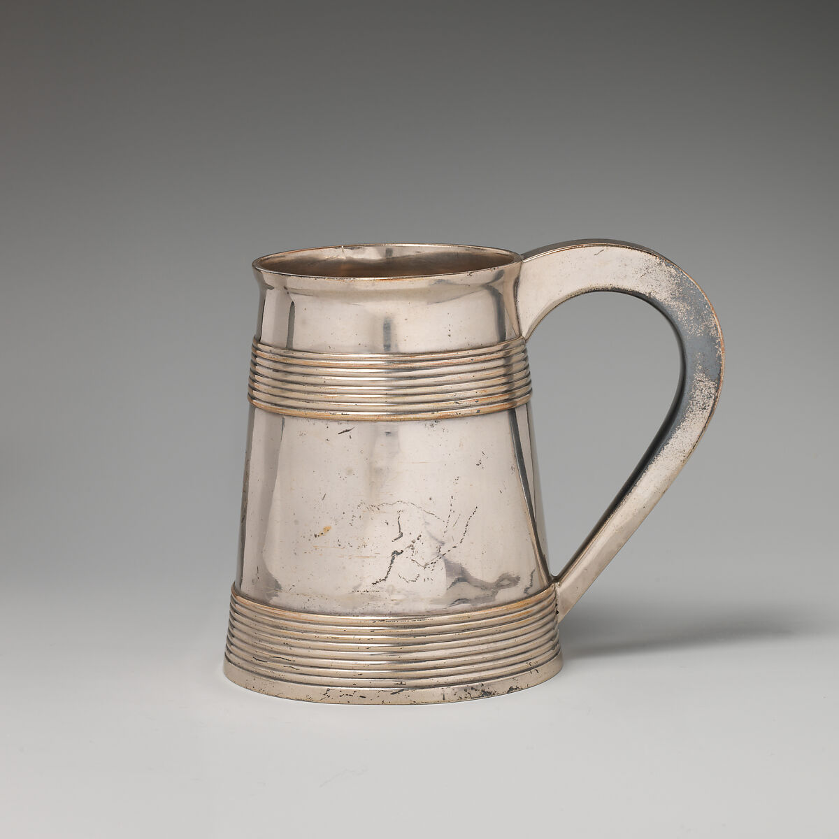 Mug, William Grundy (active 1743–79), Silver, British, London