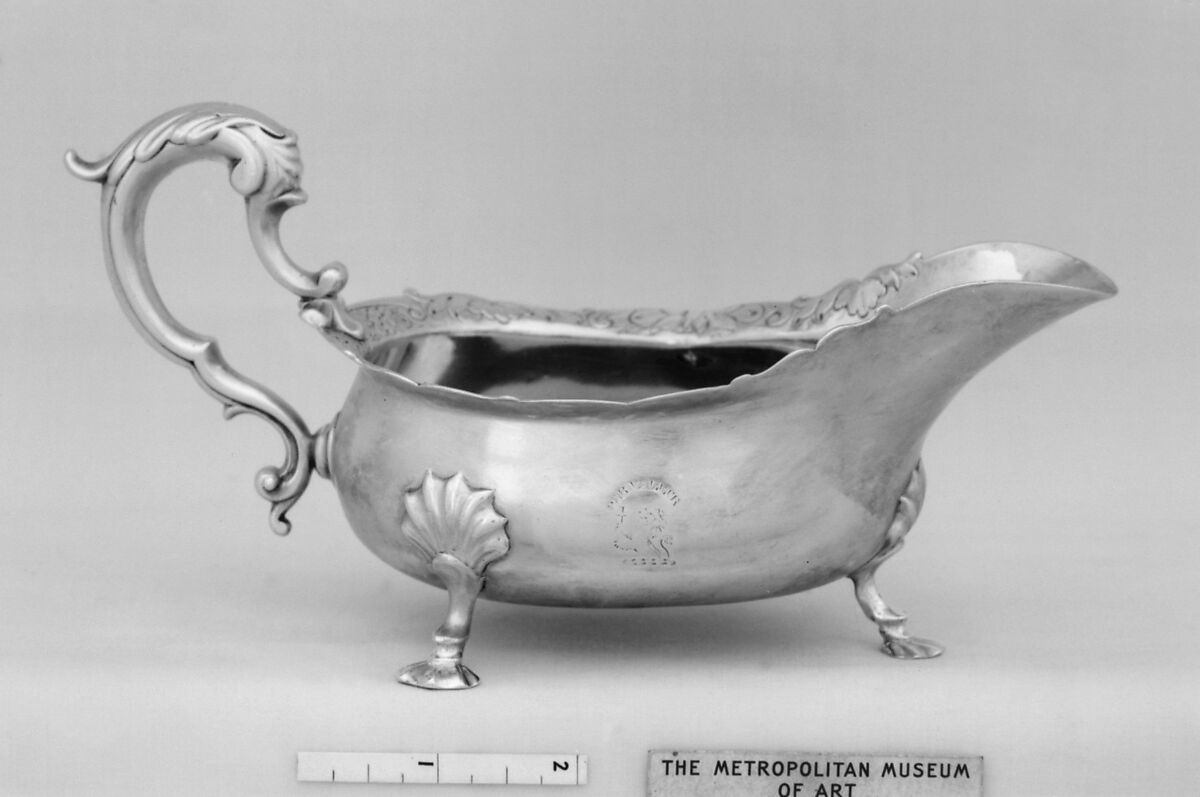 Sauceboat, Robert Lowe (entered 1742), Silver, Scottish, Edinburgh 