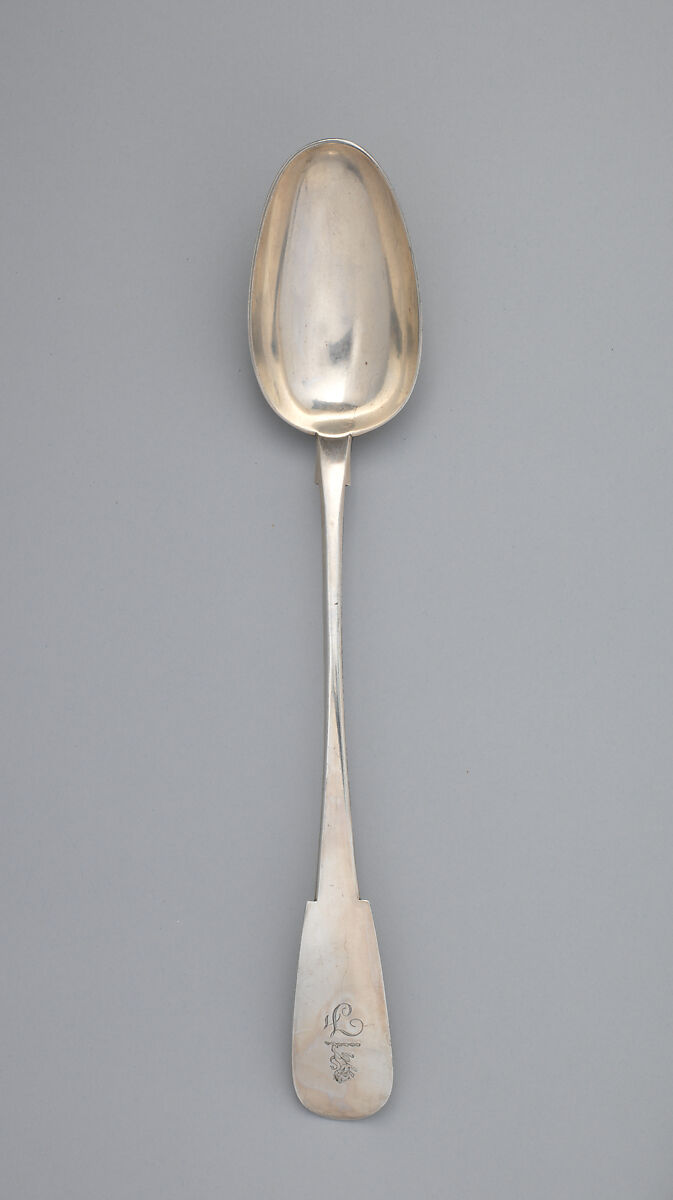 Gravy spoon, Silver, Irish, Dublin