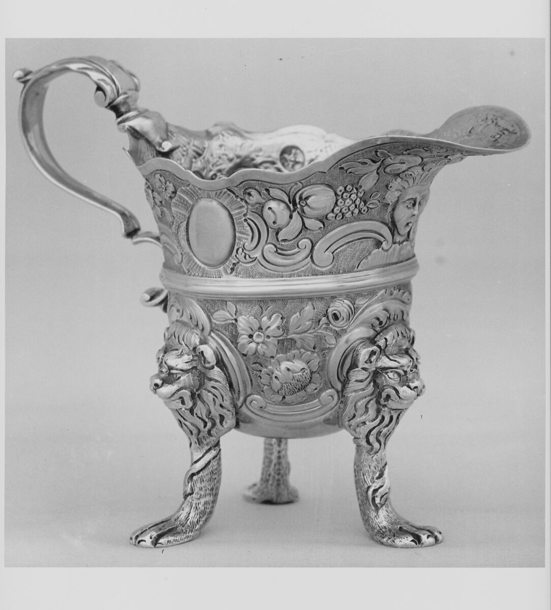 Cream jug, Silver, Irish, Dublin 