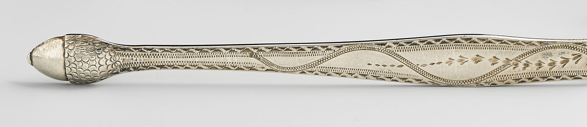 Sugar tongs, Hester Bateman (active 1761–90), Silver, British, London