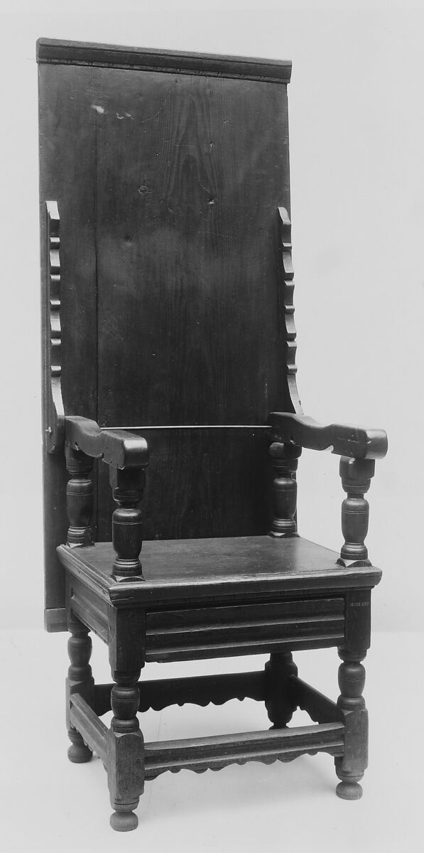 Chair-table, Red oak, yellow pine, white cedar, American