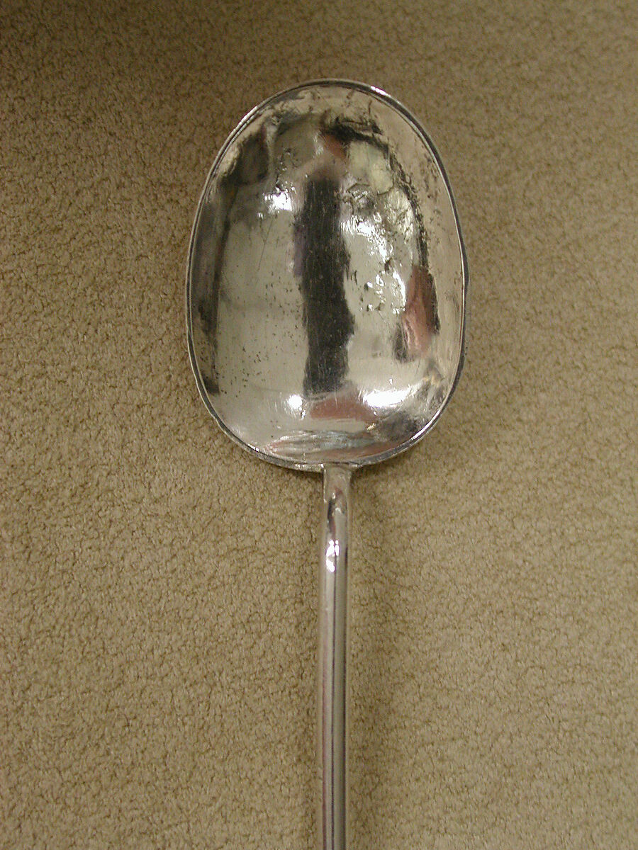 Caudle spoon, Silver, Dutch, Amsterdam