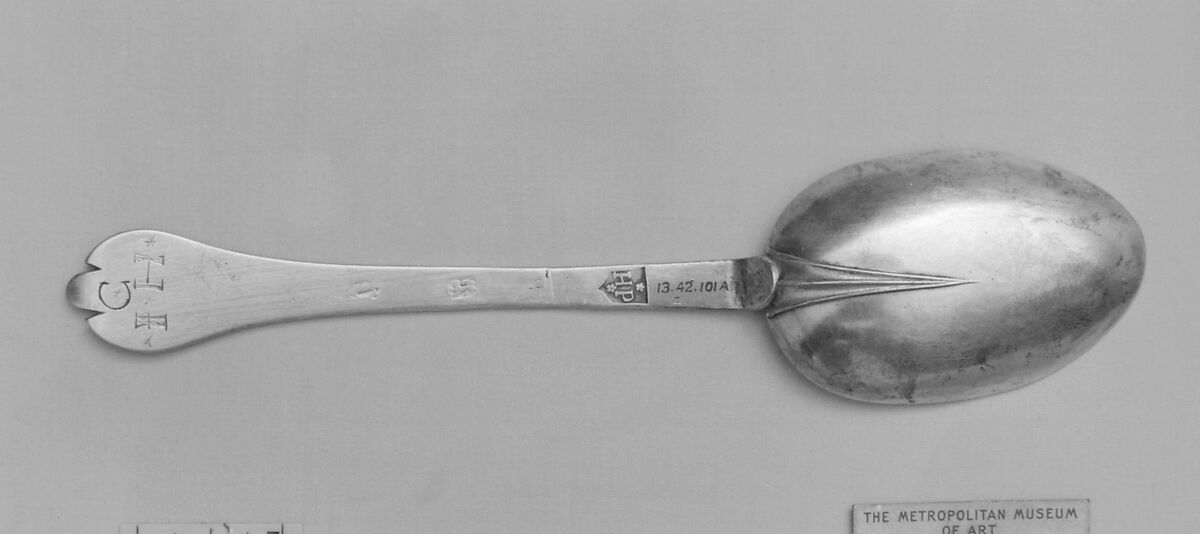 Spoon, H. P., London (active 1693–after 1697), Silver, British, London 
