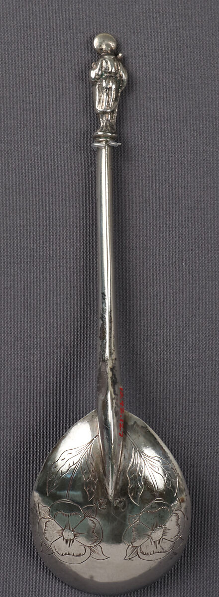 Apostle spoon, Probably by Johannes I Weber (master 1642, died 1680), Silver, Swiss, Zurich