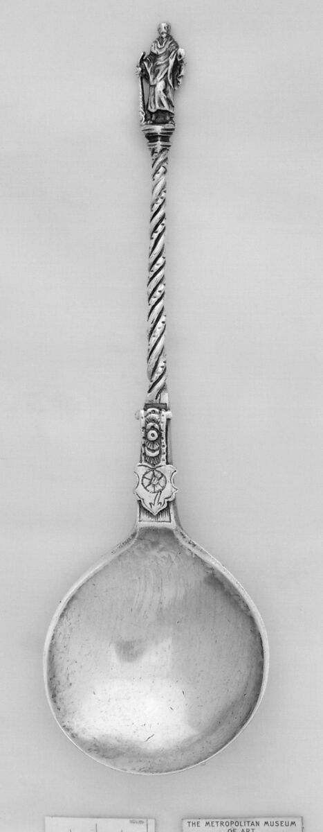 Apostle spoon, Silver, partly gilt, Dutch, Leeuwarden 