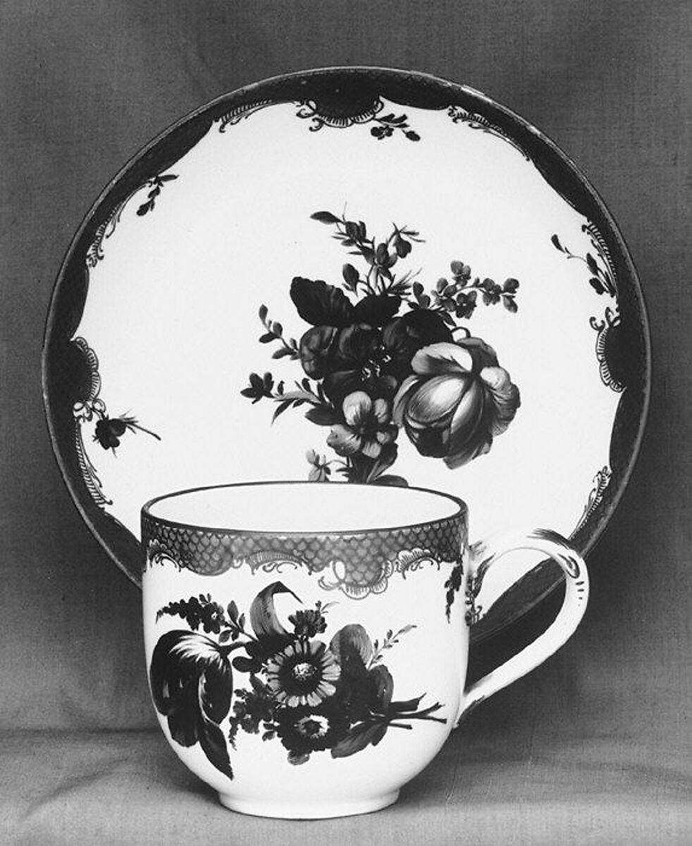 Saucer, Meissen Manufactory (German, 1710–present), Hard-paste porcelain, German, Meissen 