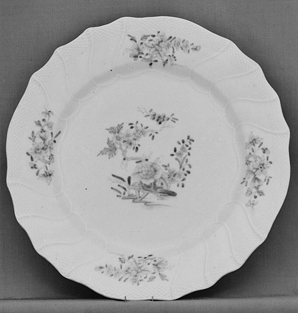 Plate, Tournai (Belgian, established ca. 1750), Soft-paste porcelain, Belgian, Tournai 