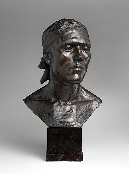 Head of a Spanish Peasant, Gertrude Vanderbilt Whitney (American, New York 1875–1942 New York), Bronze, American 