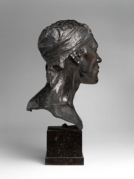 Head of a Spanish Peasant, Gertrude Vanderbilt Whitney (American, New York 1875–1942 New York), Bronze, American