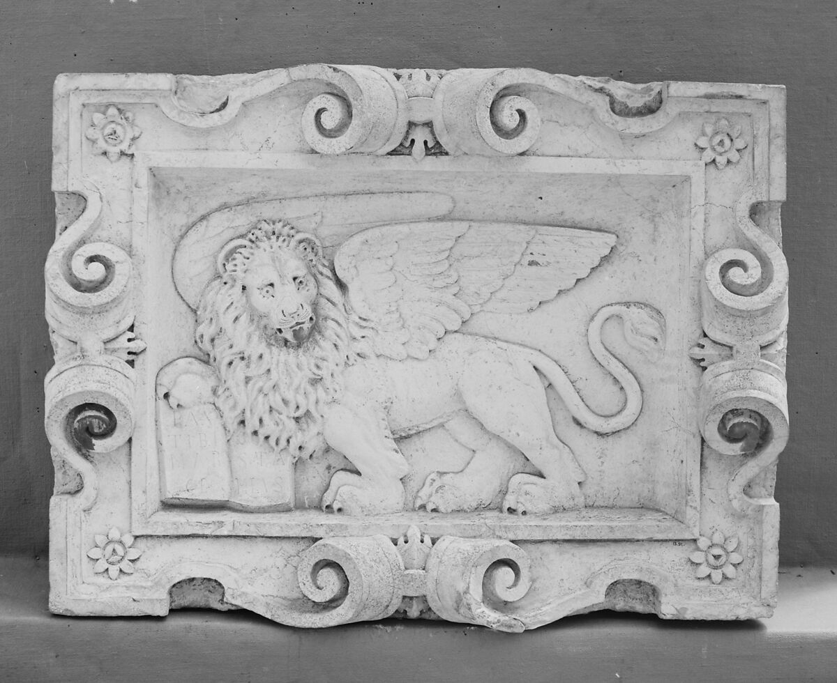 Lion of Saint Mark, Limestone, Italian, Venice 