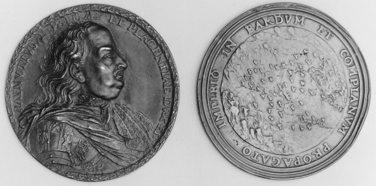 Ranuccio II (Farnese), 6th Duke of Parma and Piacenza (b. 1630, r. 1646–94), Medalist: Gasparo Morone (Italian, born Milan (?), died Rome, 1669), Bronze, Italian, Rome 