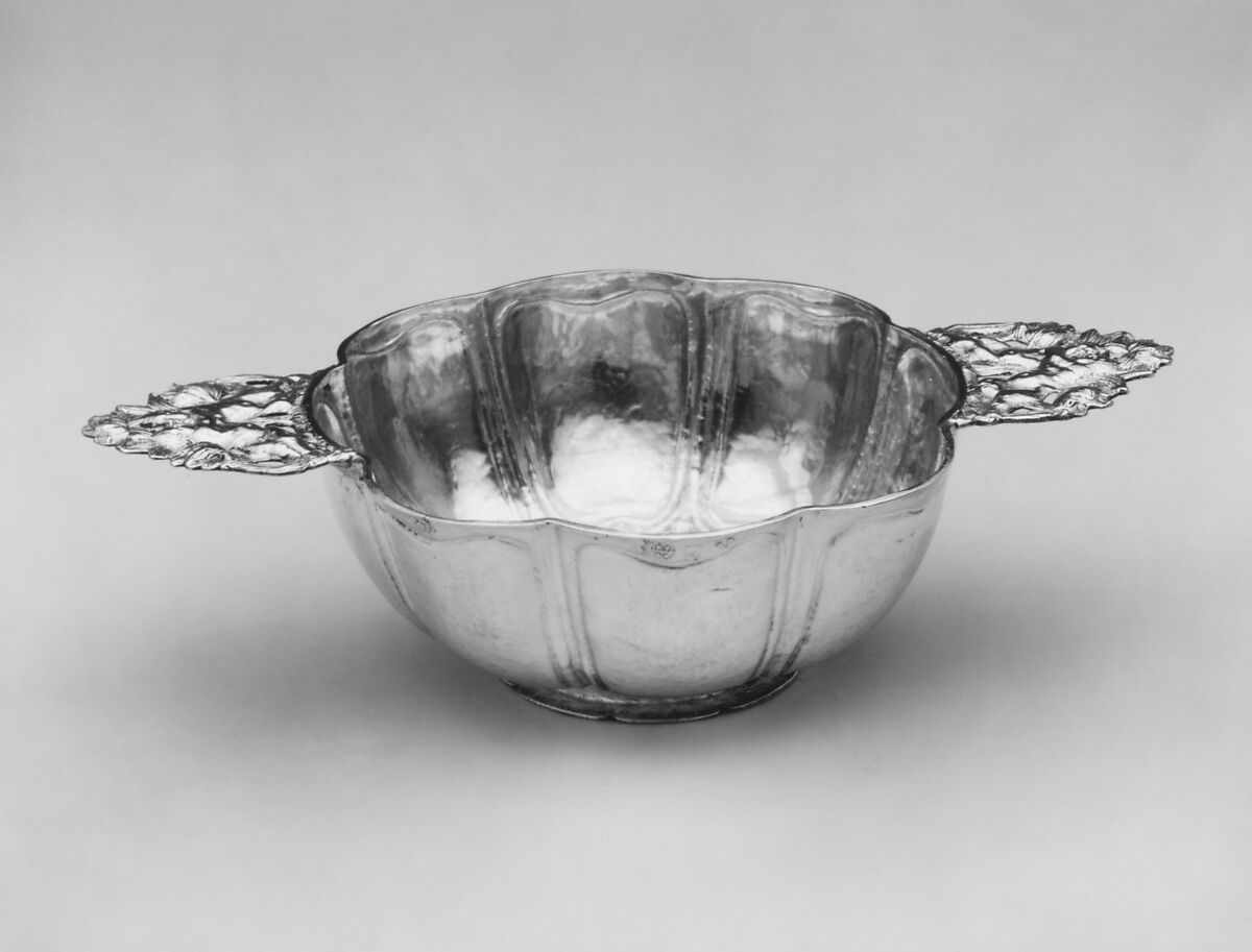 Brandy bowl, Silver, Dutch, Haarlem 