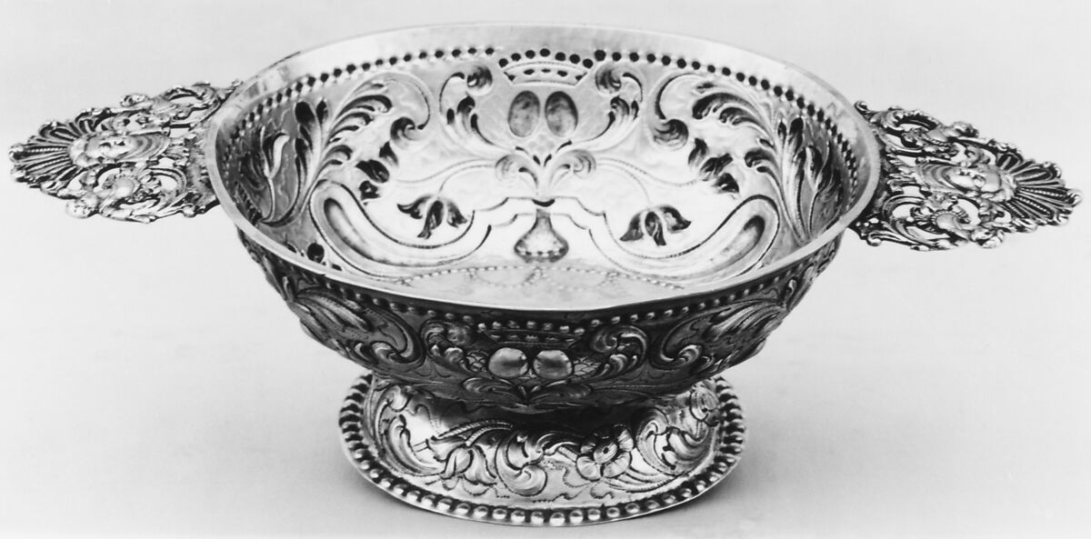 Bowl, Silver, Dutch, Leeuwarden 