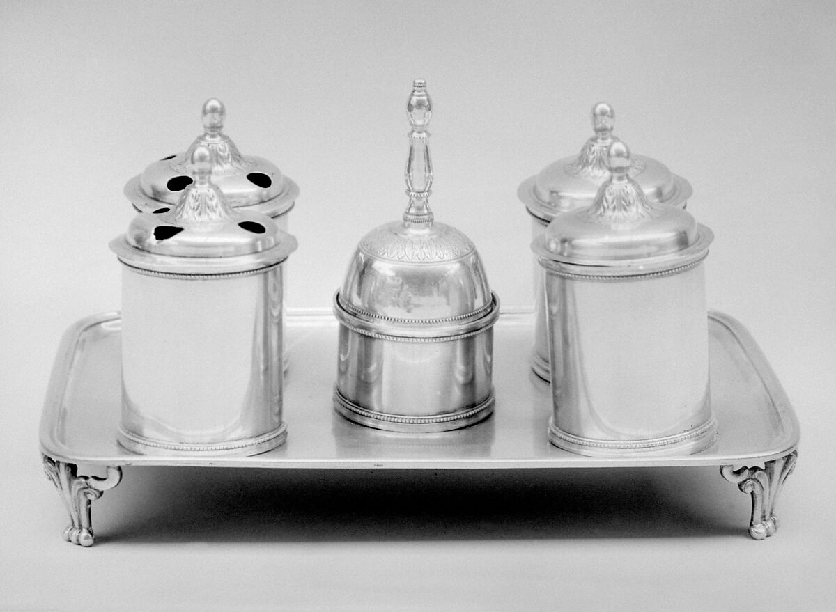 Inkstand, Silver, Spanish, Salamanca 