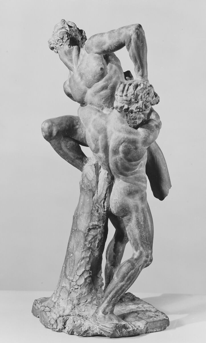 Hercules and Antaeus, Style of Giambologna (Netherlandish, Douai 1529–1608 Florence), Terracotta, Italian, Florence