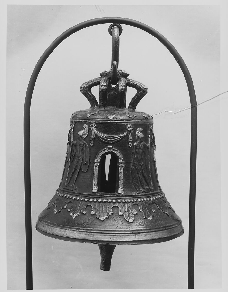 Bell, Bronze, partly gilt, Northern Italian 