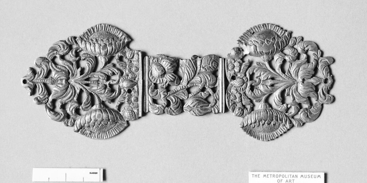 Book clasp, Silver, possibly Dutch 