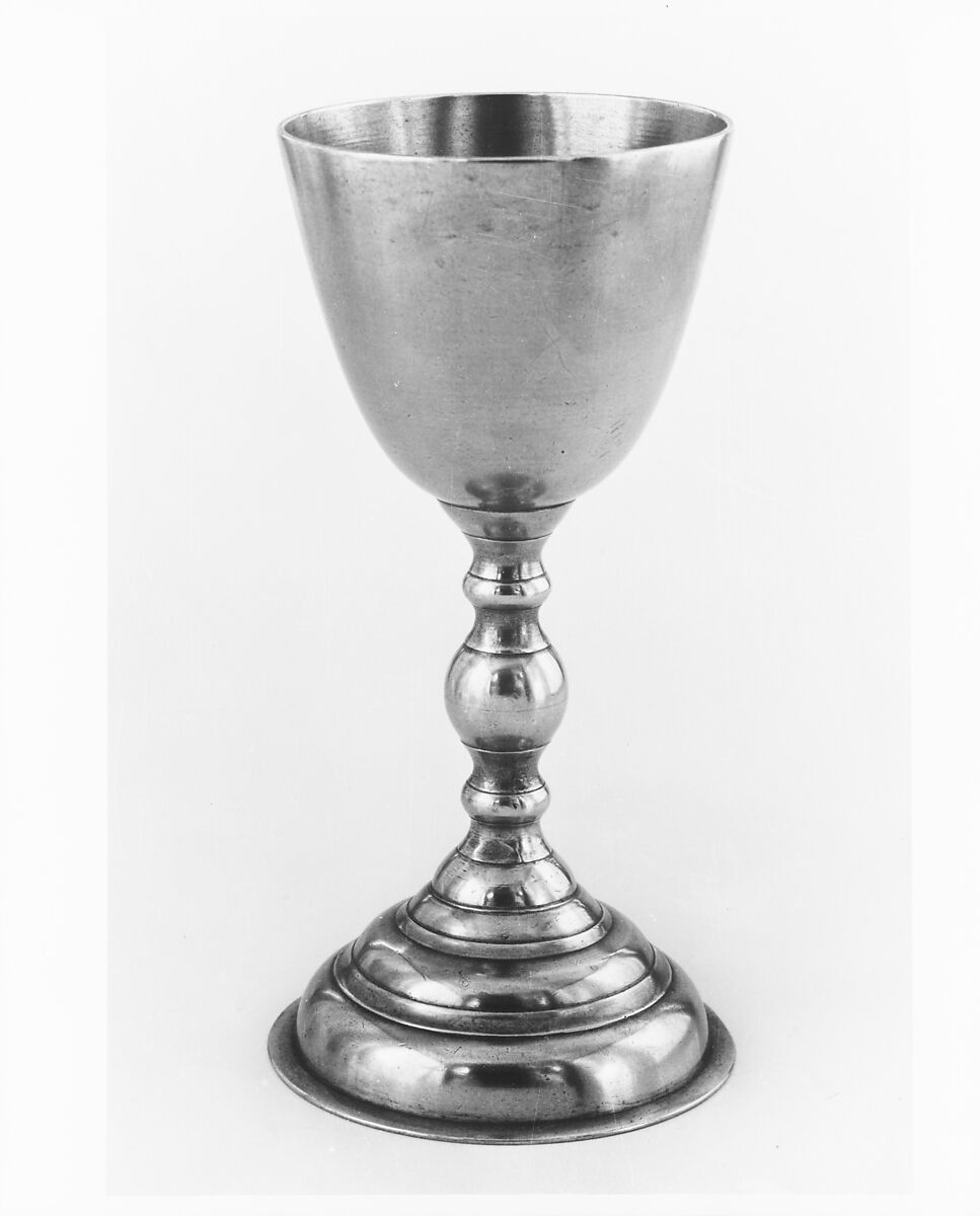 Chalice, Timothy Brigden (1774–1819), Pewter, American 