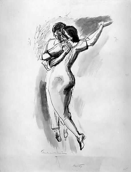 pencil sketches of couples dancing