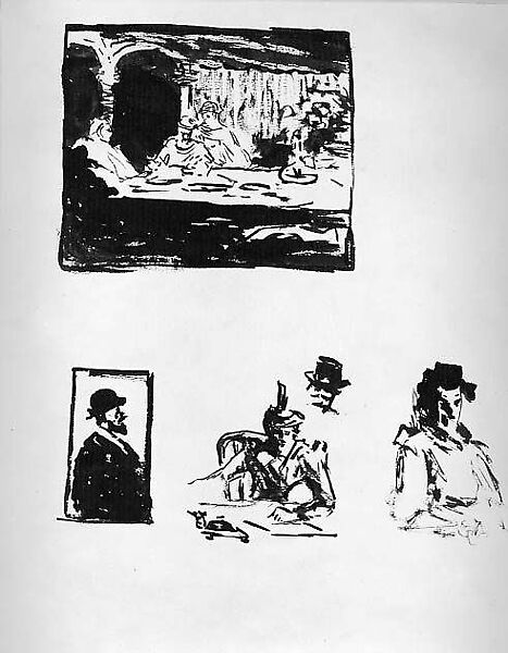 Sketches After the Masters, Robert Henri (American, Cincinnati, Ohio 1865–1929 New York), Brush and ink on paper, American 