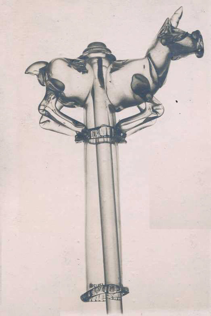 Part of a siphon, Glass, probably German