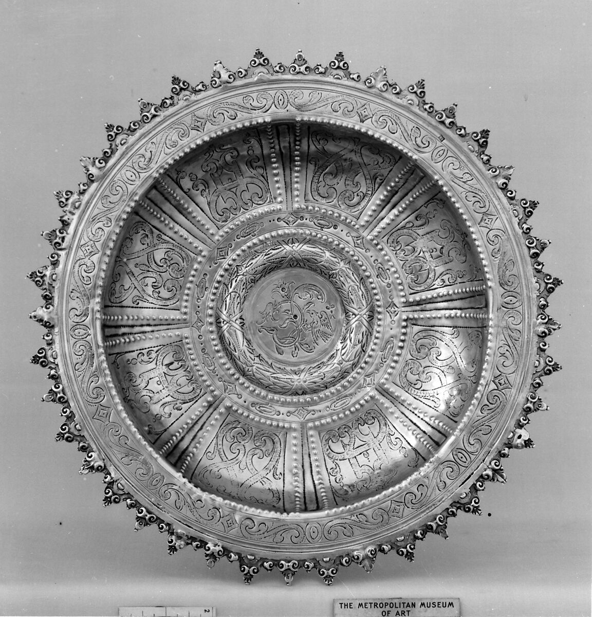 Dish, I. L., Silver, Portuguese, Lisbon 