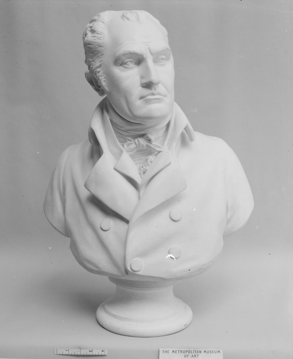 Joel Barlow (1754–1812), After a model by Jean Antoine Houdon (French, Versailles 1741–1828 Paris), Plaster, French 