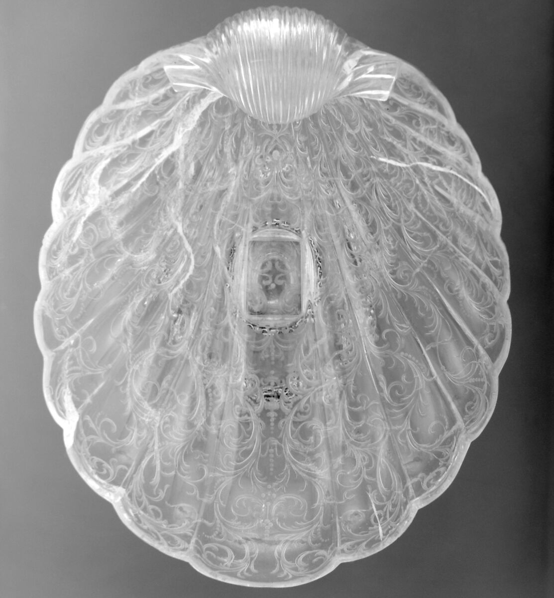 Tazza, Mounts after a design by Reinhold Vasters (German, Erkelenz 1827–1909 Aachen), Rock crystal, gold, enamel, rubies, sapphires, pearls, Italian, Milan