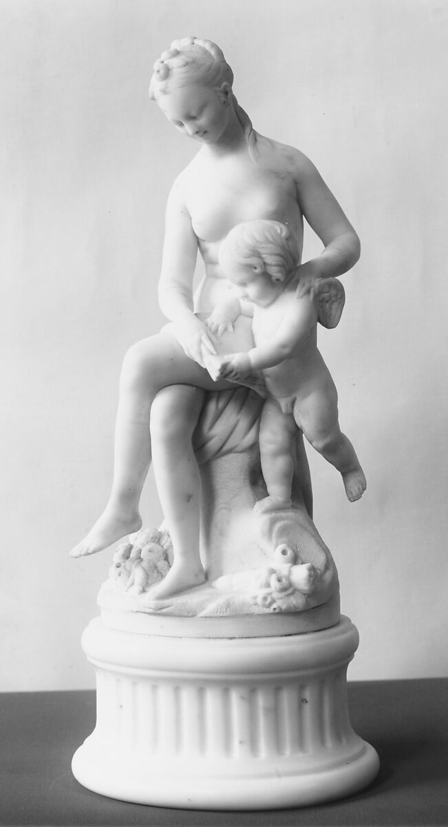 Venus Instructing Cupid, Marble, French
