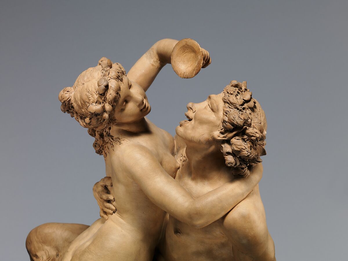 The Intoxication of Wine, Clodion (Claude Michel) (French, Nancy 1738–1814 Paris), Terracotta, French, Paris