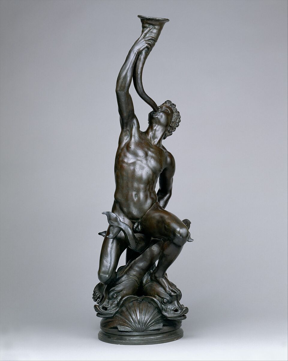 Triton, Giambologna (Netherlandish, Douai 1529–1608 Florence), Bronze, Italian, Florence
