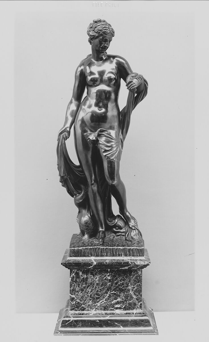 Amphitrite, After a model by Michel Anguier (French, Eu (Seine-Maritime) 1612–1686 Paris), Bronze, French 