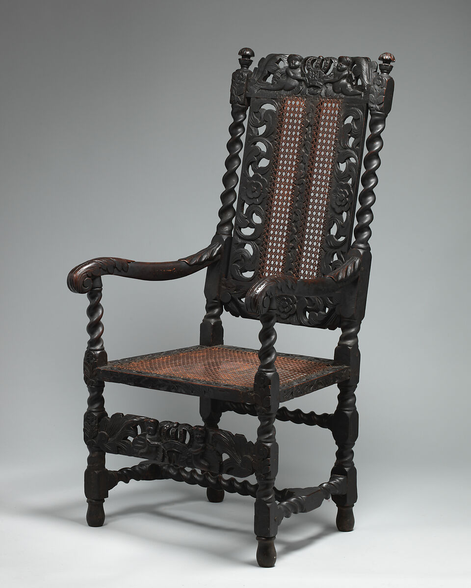 Armchair, Walnut, British 