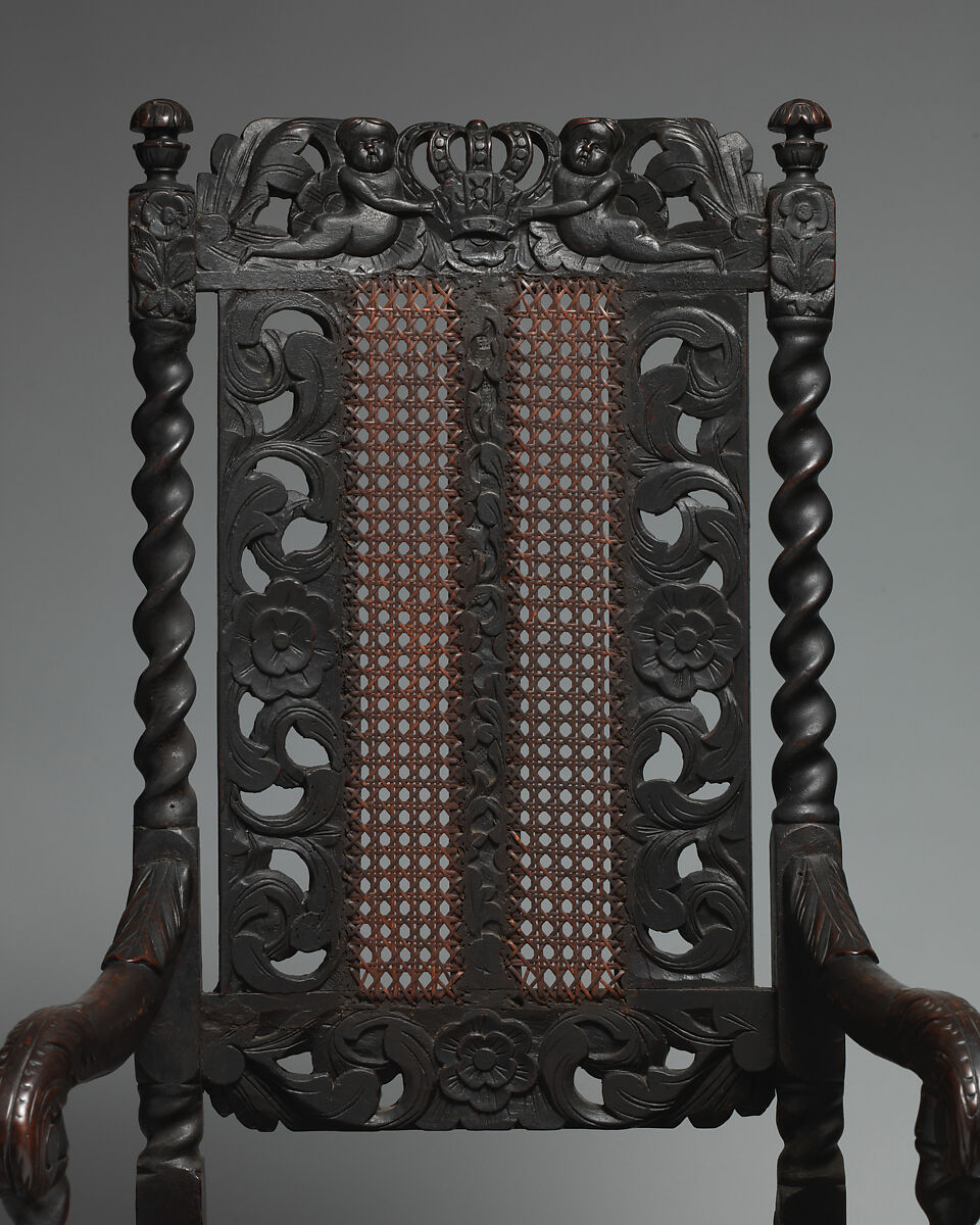 Armchair, Walnut, British